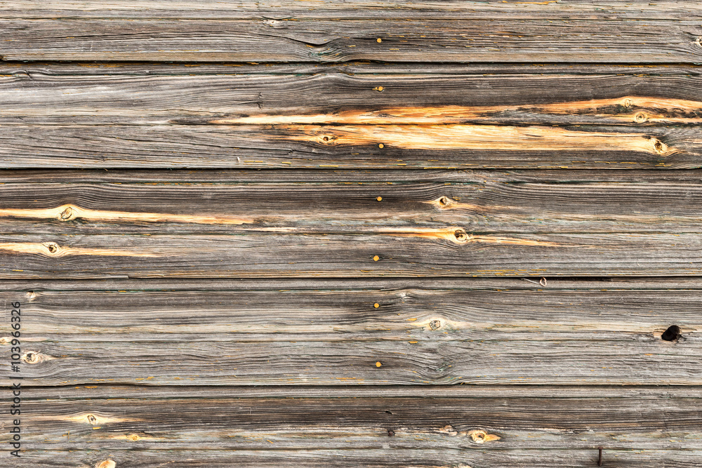 Naklejka premium The old wood texture with natural patterns