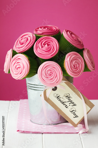 Mother's day cupcake bouquet