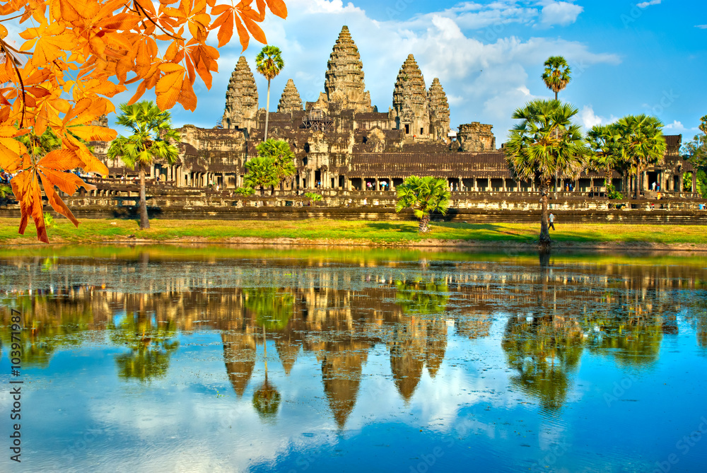 Naklejka premium Angkor Wat, Siem reap, Cambodia.