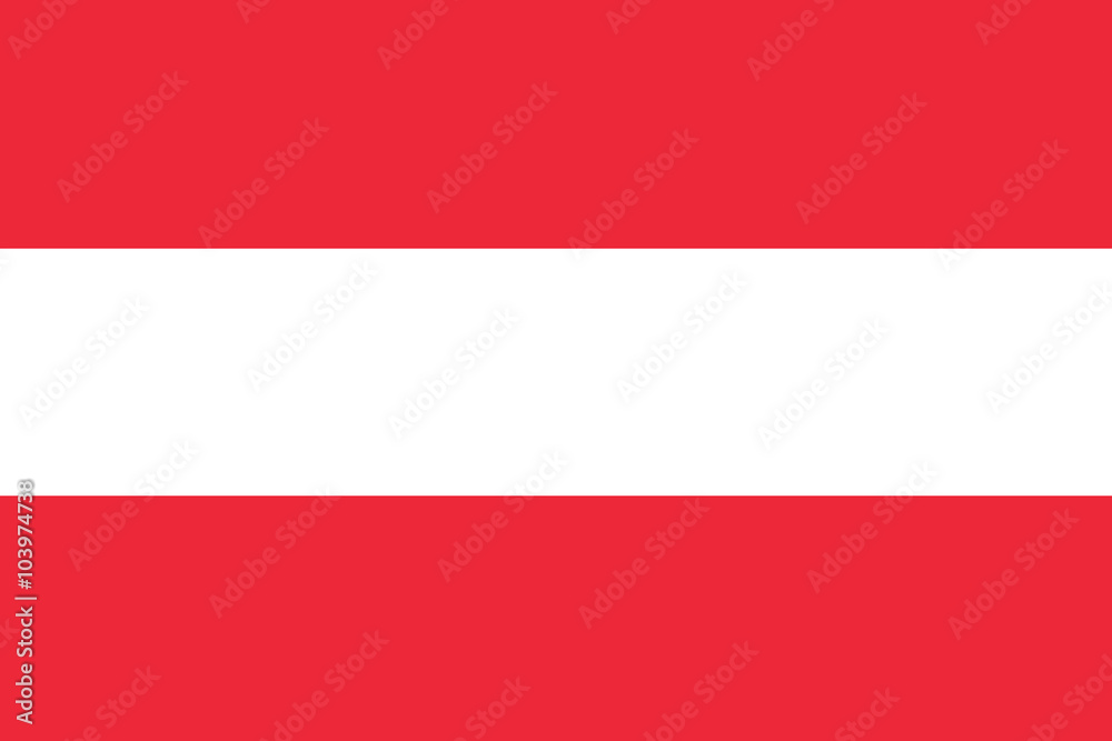 Vector of Austrian flag. Vector of Austrian flag.