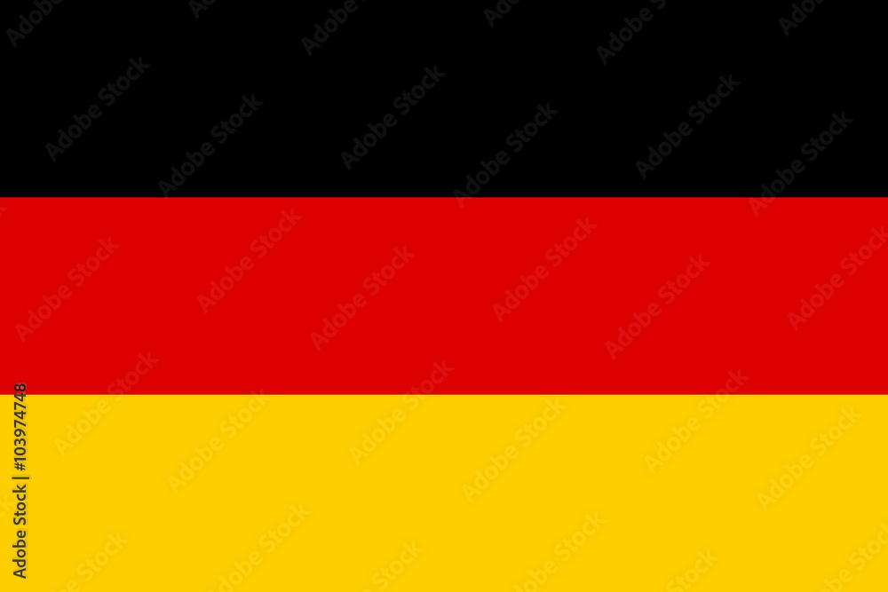 Fototapeta premium Vector of German flag.