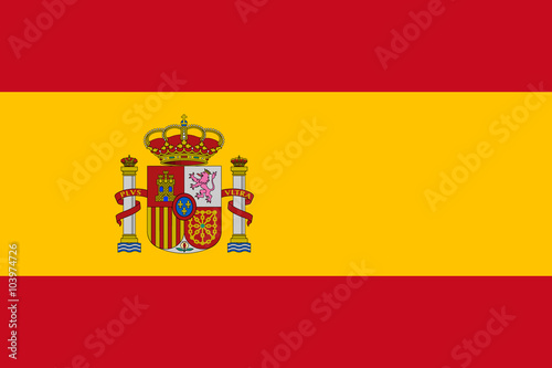 Vector of Spanish flag.