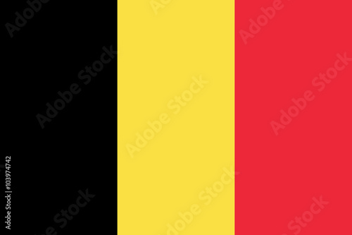 Vector of Belgium flag.