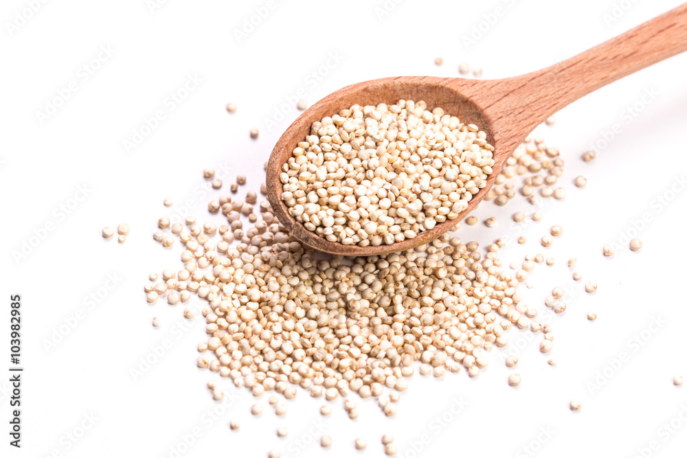 Heap of quinoa, healthy vegan food concept Heap of quinoa, healthy vegan food concept