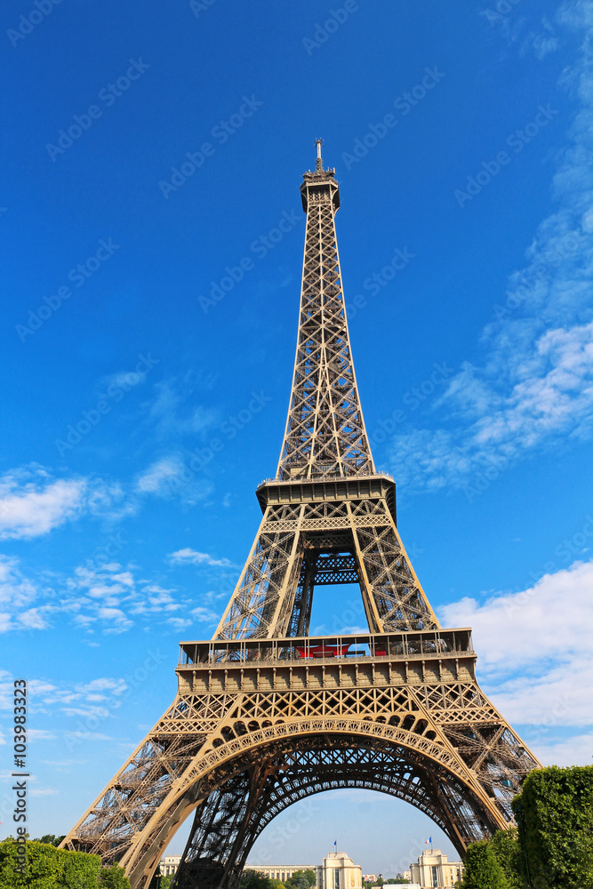Tour Eiffel depuis le Champ de Mars
