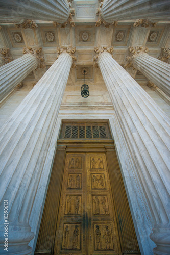 Entrance to U.S. Supreme Court