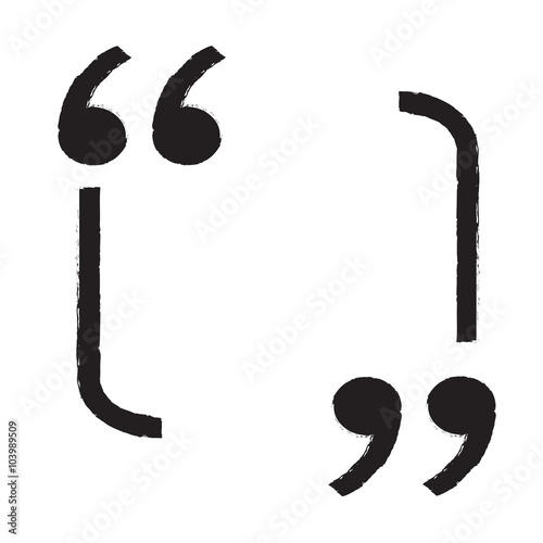 Quote bubble blank icon Illustration design