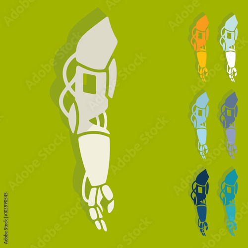 Flat design: prosthetic