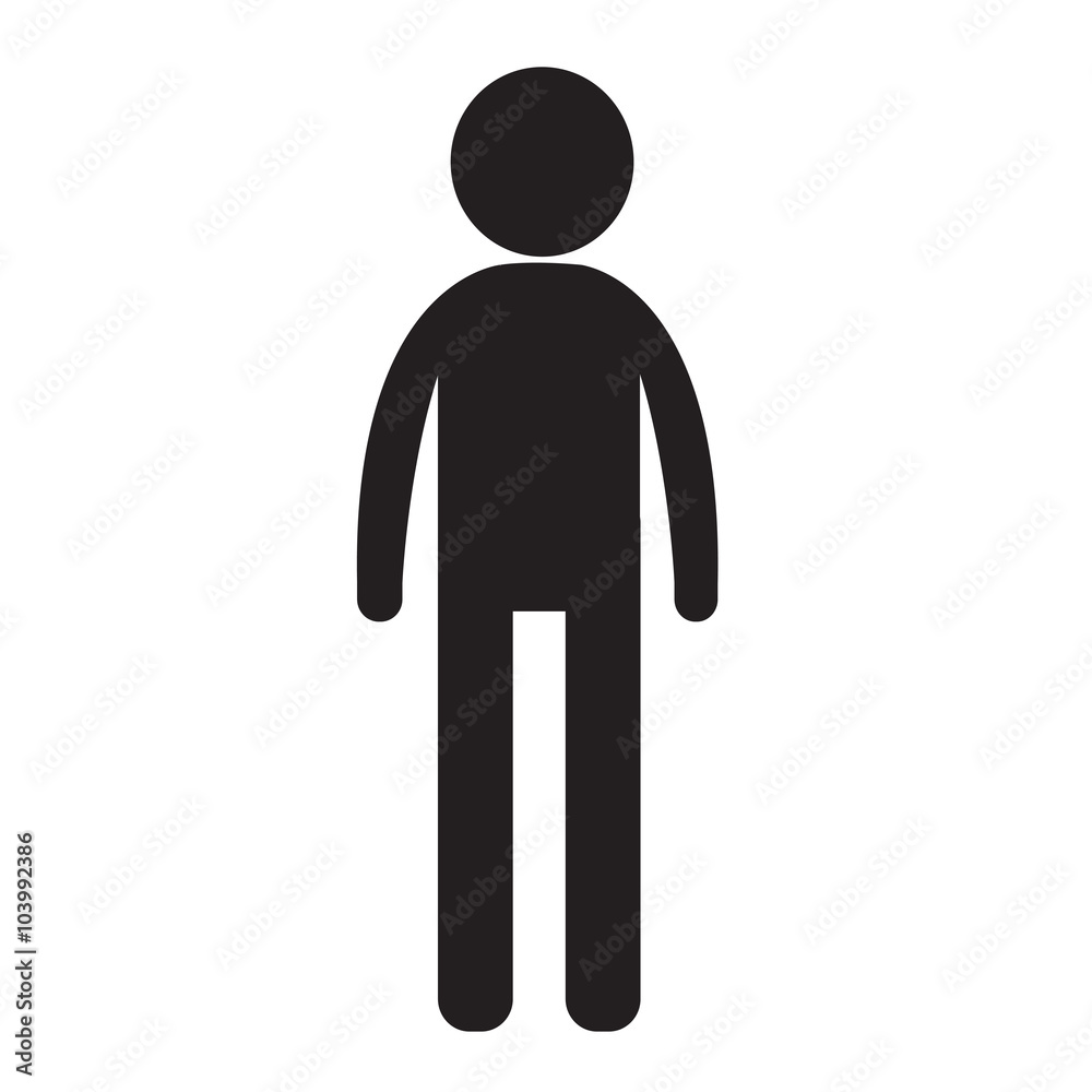 Man icon Illustration design Man icon Illustration design