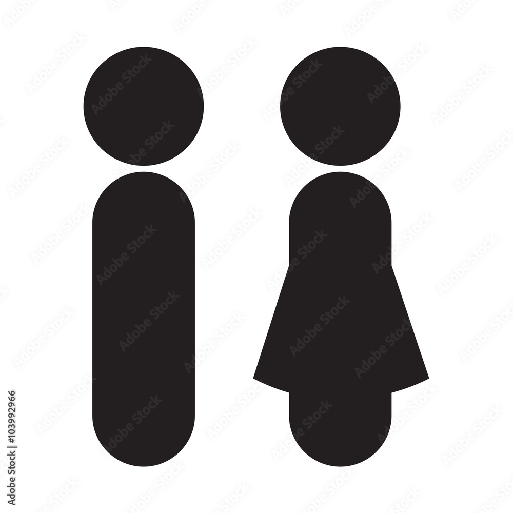 man and woman people icon Illustration design man and woman people icon Illustration design