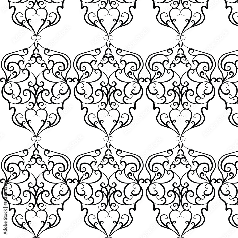 Fototapeta premium Abstract graphic Classic Ornament pattern. Vector