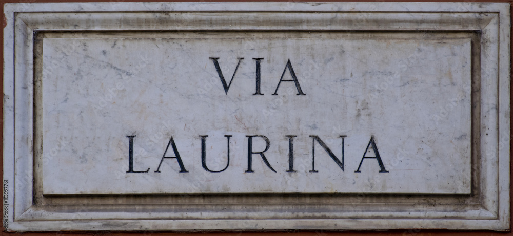 laurina's Street in Rome laurina's Street in Rome