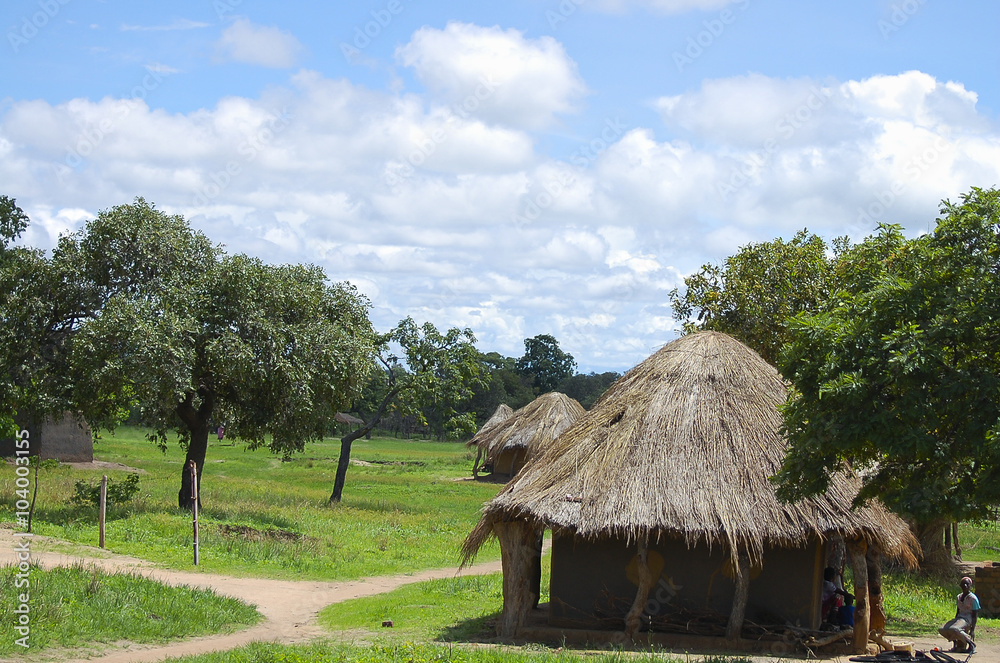 African Huts - Zambia