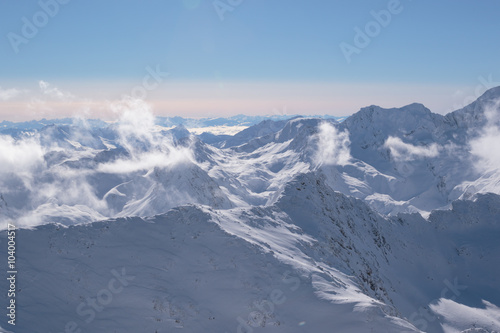 Gebirge in Obergurgl / Hochgurgl im Winter © gradi1975