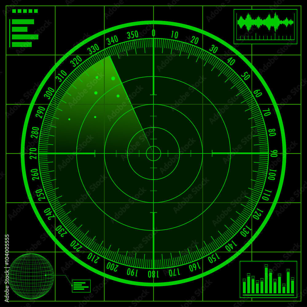 Radar screen Radar screen