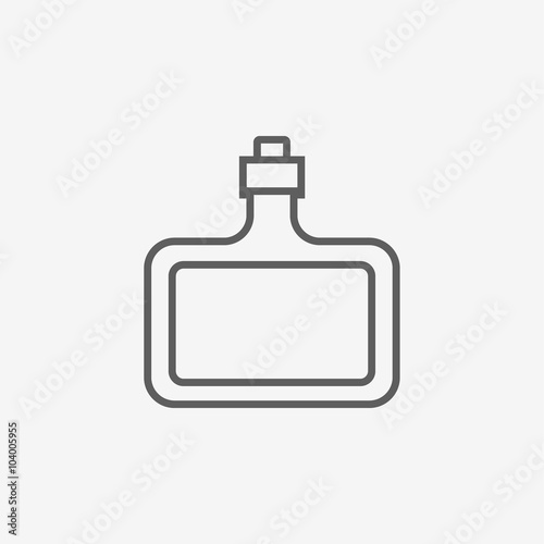 bottle of hard alcohol icon 