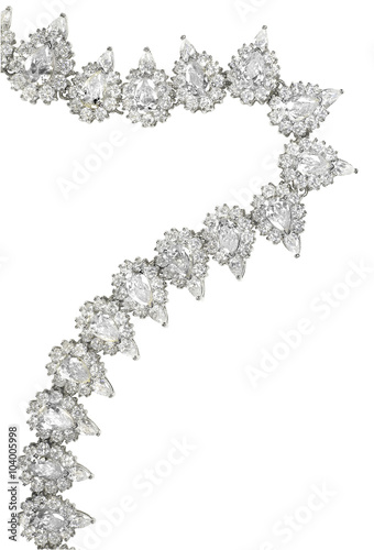 Elegant Teardrop Diamond Necklace