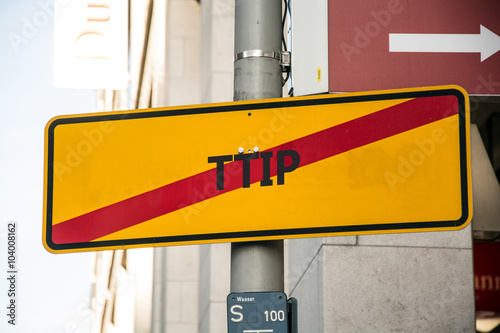 Schild 62 - TTIP