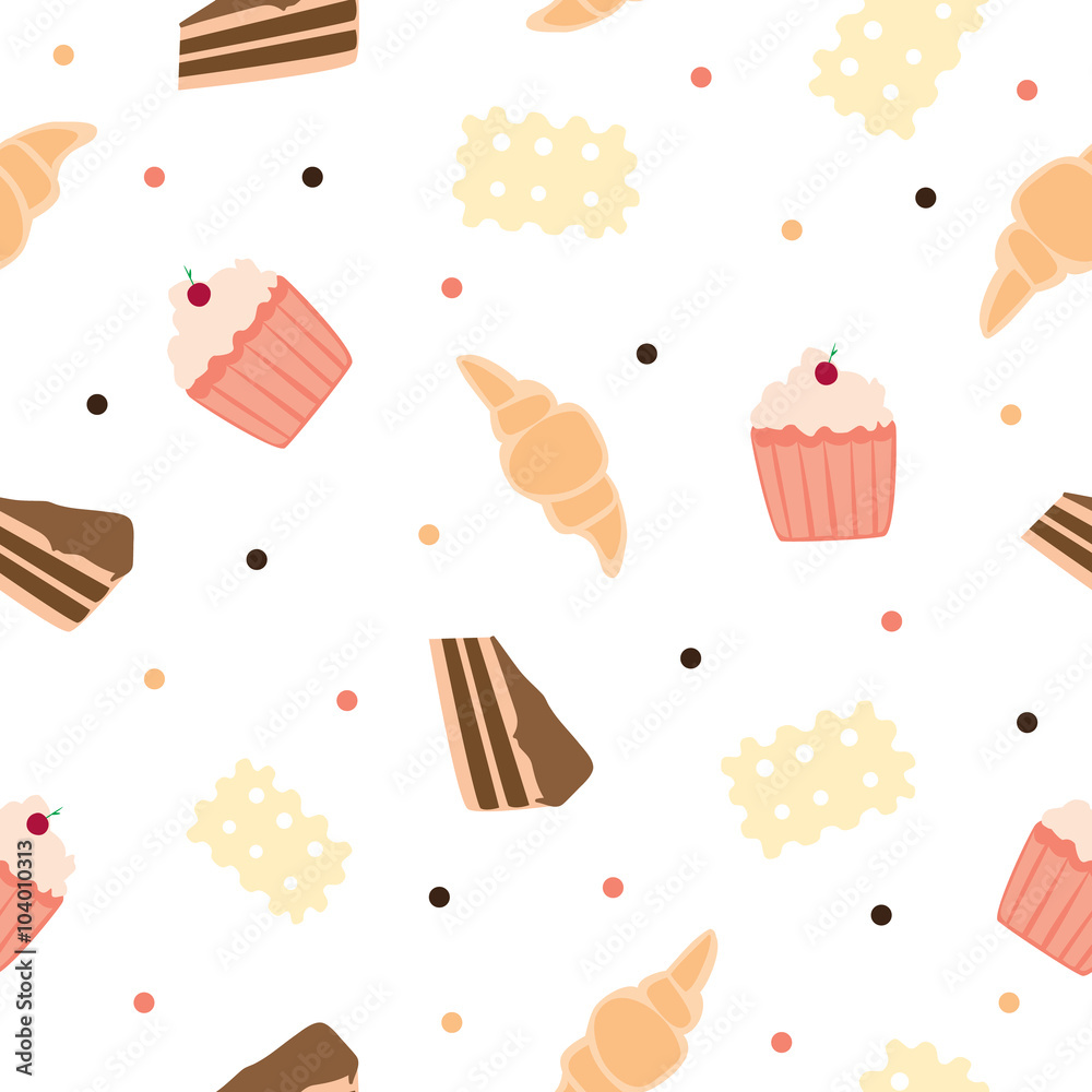 seamless pattern sweet cake seamless pattern sweet cake