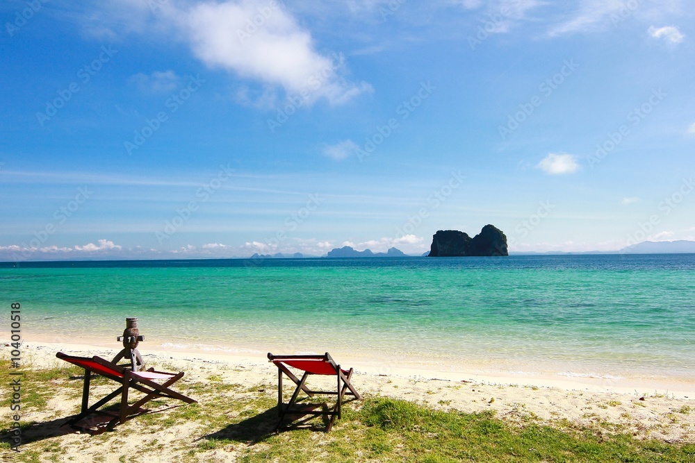 The paradise island in Trang Province , Thailand The paradise island in Trang Province , Thailand