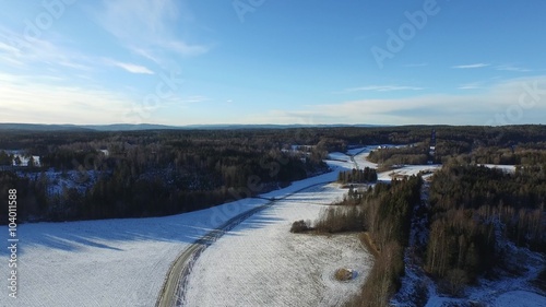 Wallpaper Mural Winter Field Torontodigital.ca