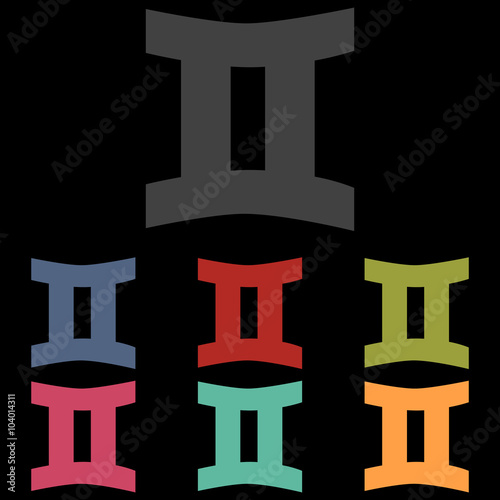 Vector zodiac sign