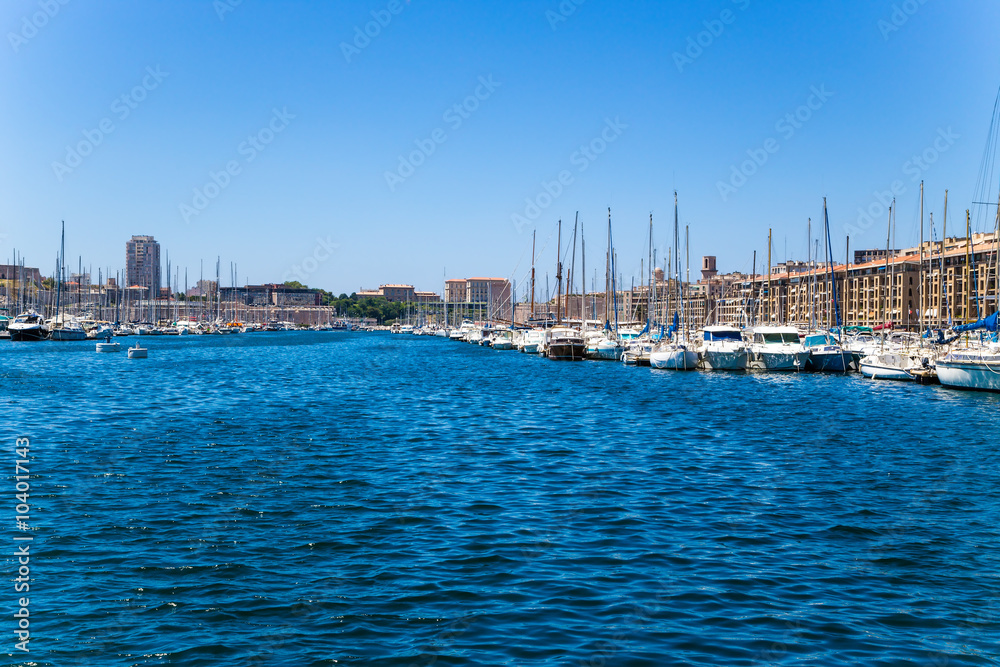 Marseille. View of Old Port