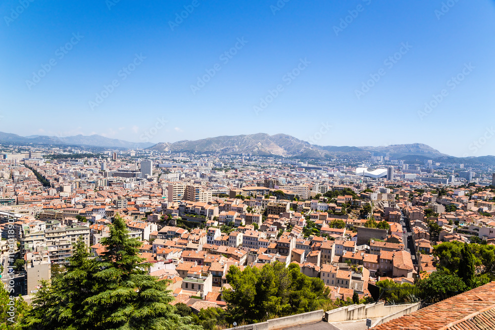 Marseille. View of the city
