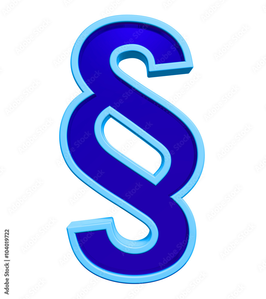 Paragraph sign from blue glass with frame alphabet set, isolated on white. Computer generated 3D photo rendering. Paragraph sign from blue glass with frame alphabet set, isolated on white. Computer generated 3D photo rendering.