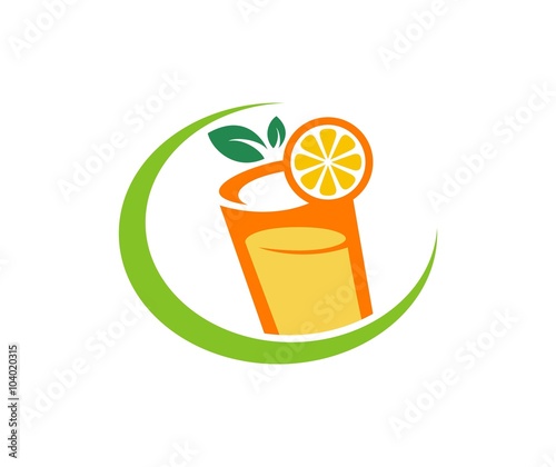 Orange juice logo
