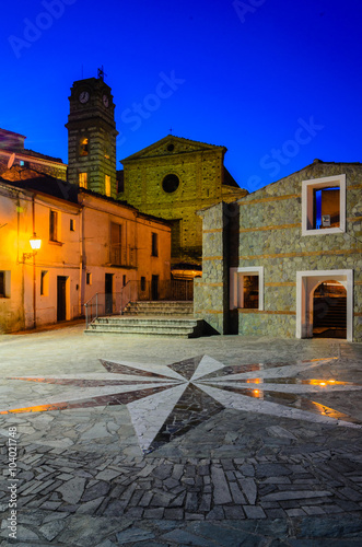 The square with the compass rose. Calabria © doctorpic