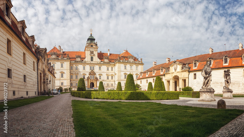Baroque Castle in Valtice, Moravia, Czech Republic
