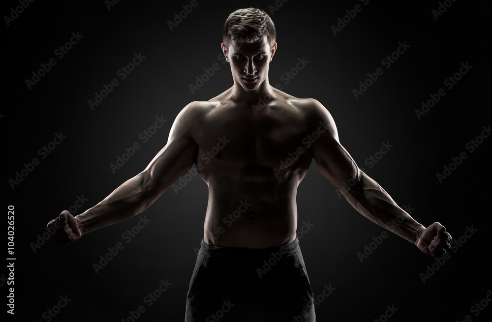 Man Arms Stretched Out Image & Photo (Free Trial)