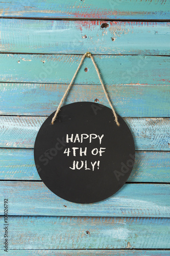 Independence Day Chalk Sign