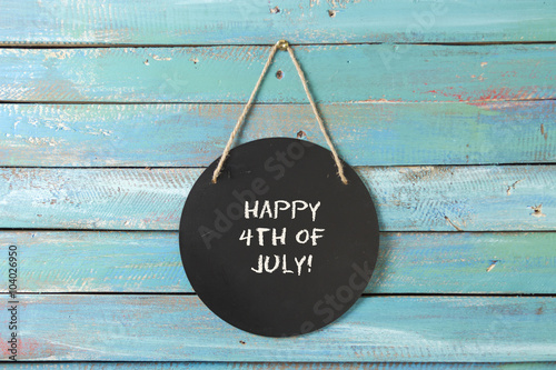 Independence Day Chalk Sign
