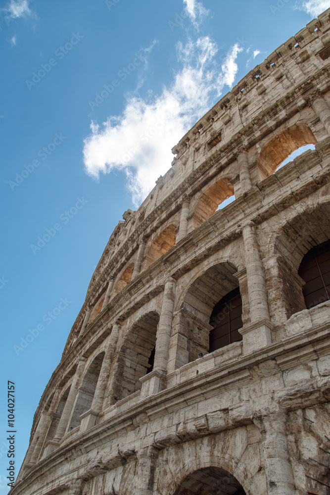 Bottom View of Colosseum