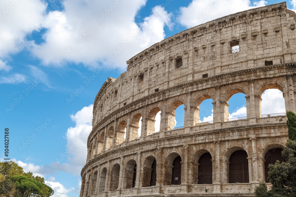 Close up Colosseum View