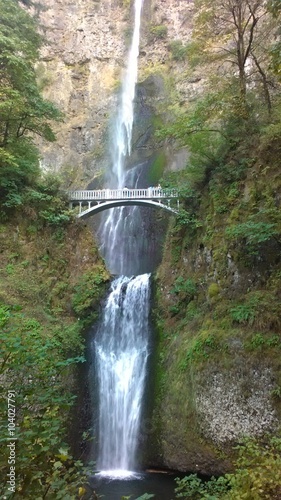 Multnomah Falls Portland vertical view