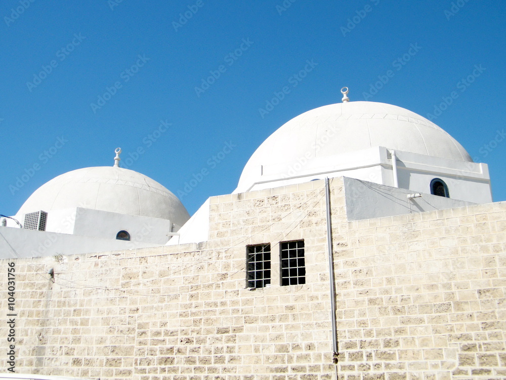 Fototapeta premium Jaffa domes of Mahmoudiya Mosque 2010