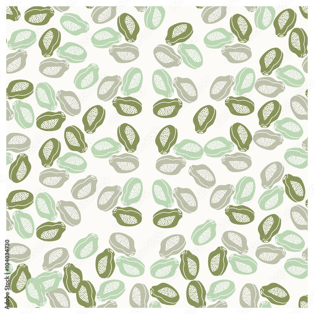 Leaves,fruits and Flowers seamless pattern Leaves,fruits and Flowers seamless pattern