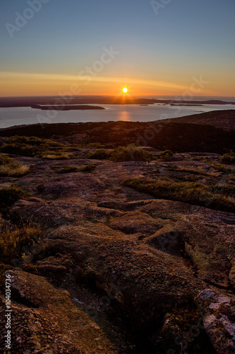 Early Sunrise at Cadillac Mountain in Acadia National Park