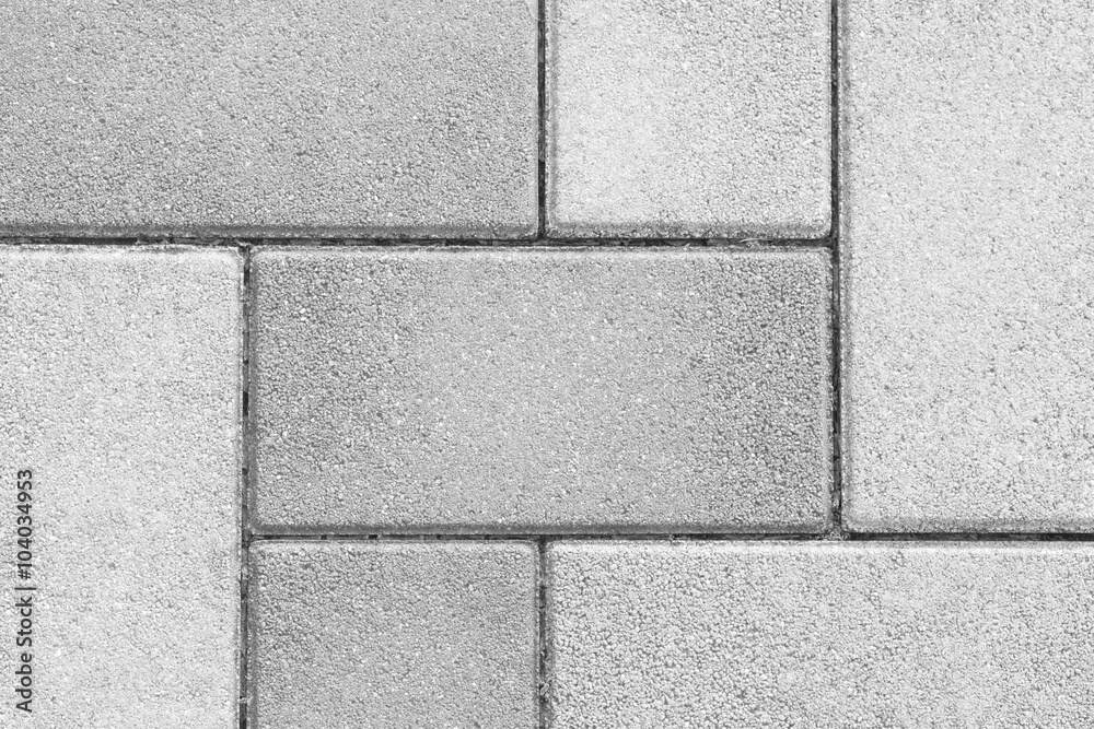 Naklejka premium Outdoor concrete block floor background and texture