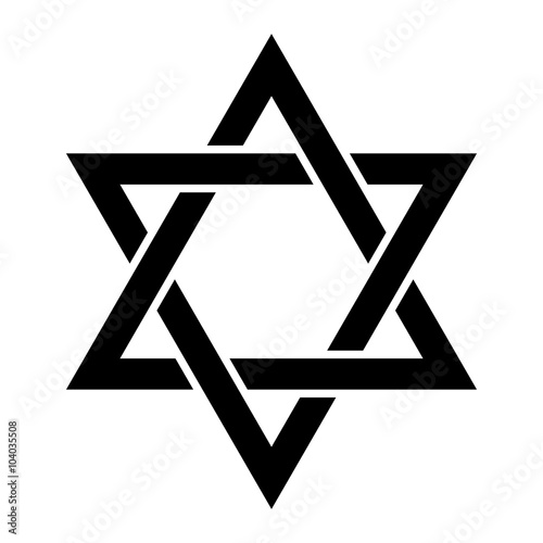 Star of David vector icon
