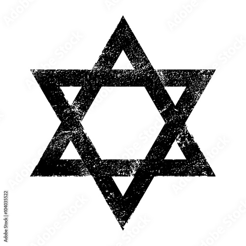 Star of David vector icon