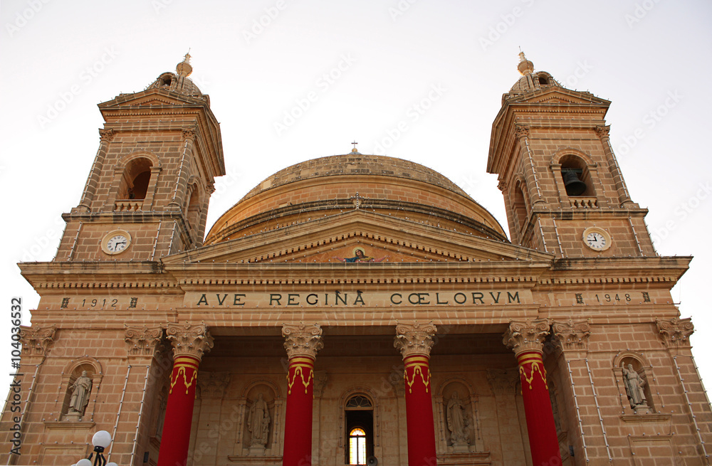 Obraz premium Mgarr Cathedral front 