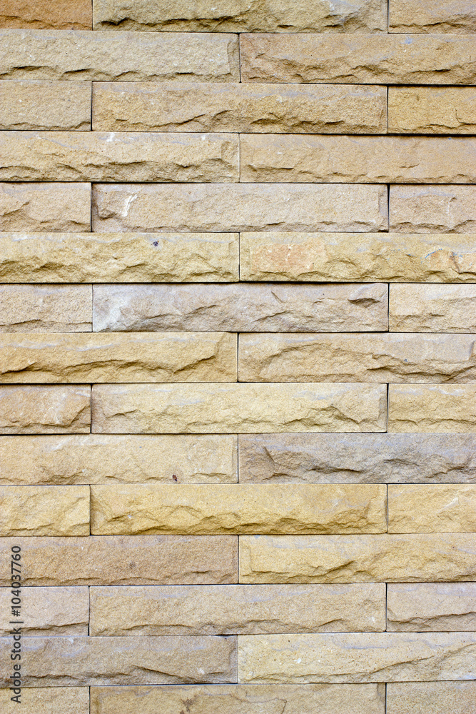 Background of stone wall made with blocks