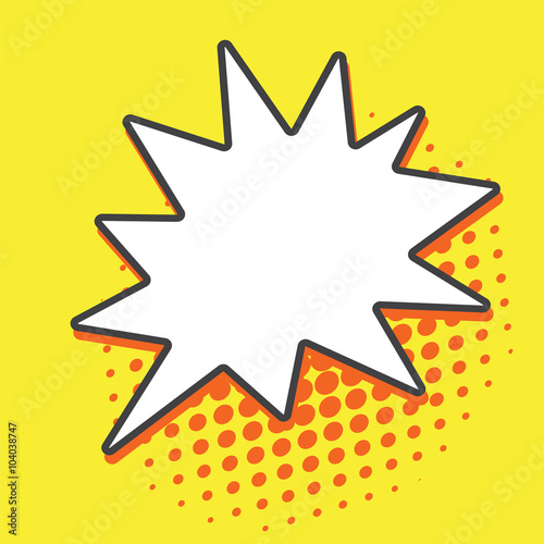 Pop art speech bubbles