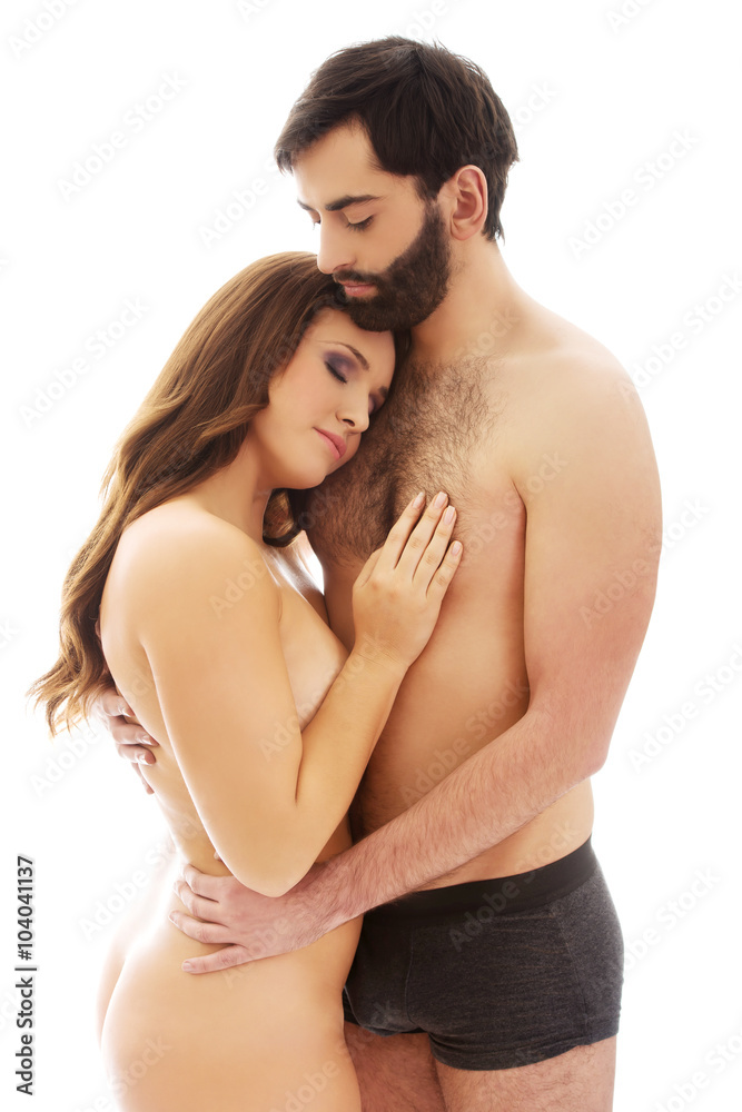 Sexy heterosexual couple embracing. Sexy heterosexual couple embracing.