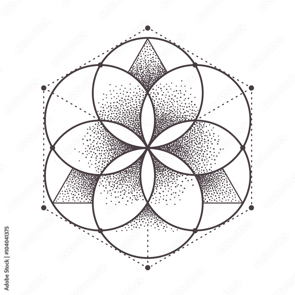 Obraz premium Święta geometria