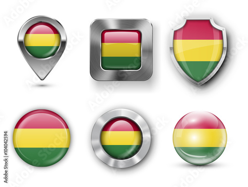 Bolivia Flag Bages